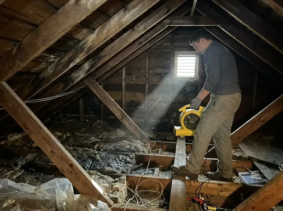 attic-water-damage-drying-proc-007 — frequently asked questions, Emergency Water Extraction & 24/7 Flood Response in Strongs…